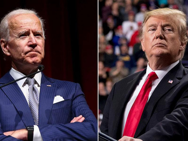 Ứng viên đảng Dân chủ Joe Biden (trái) và Tổng thống Donald Trump (phải) đang chuẩn bị bước vào buổi tranh luận đầu tiên căng thẳng vào ngày 29-9 tới. Ảnh minh họa: TWR