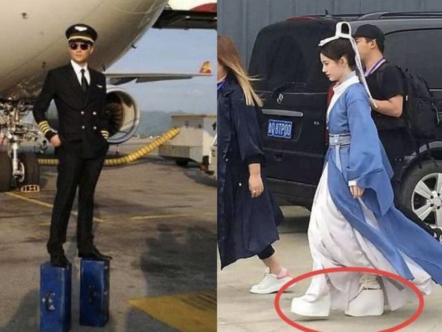 Phim - Bi hài hậu trường “hack” chiều cao của sao Cbiz: nam thần 1m8 vẫn đi giày “độn”