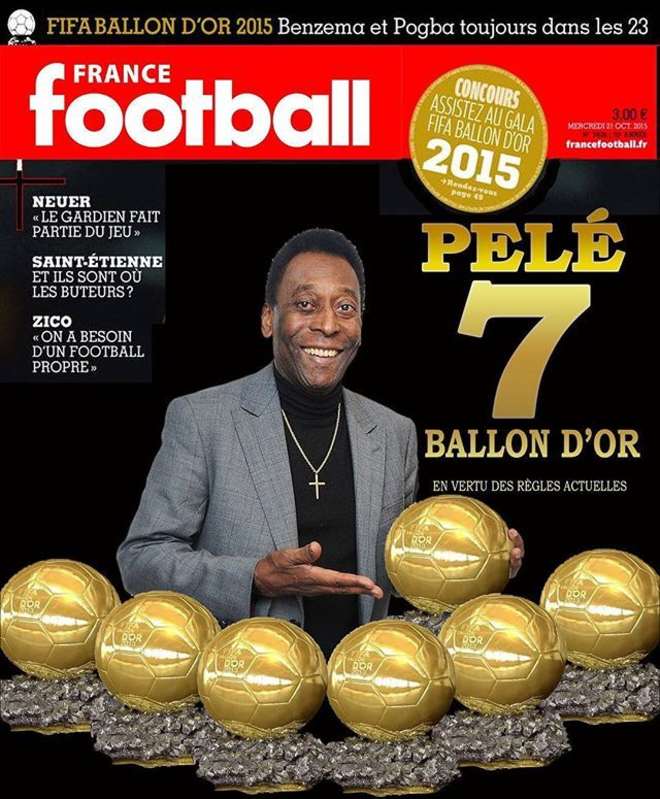 Sửng sốt “Vua bóng đá” Pele có 7 Quả bóng Vàng, Ronaldo & Messi choáng - 3