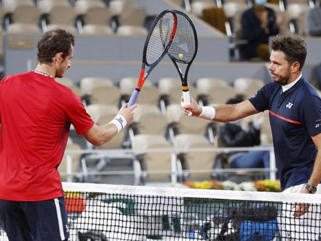 Video tennis Wawrinka - Murray: Vùi dập khó ngờ, bản lĩnh tuyệt đỉnh (Vòng 1 Roland Garros)