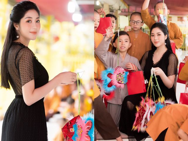 Đời sống Showbiz - Hoa hậu Tô Diệp Hà mang Trung thu ấm áp đến với trẻ em cơ nhỡ