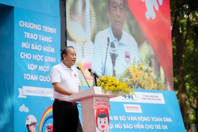 Phó Thủ tướng Trương Hòa Bình phát biểu tại buổi lễ