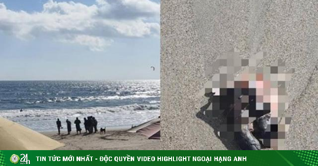 Hoảng hồn phát hiện bàn chân người trôi dạt bờ biển