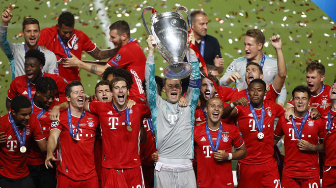 Bayern Munich vừa đăng quang Champions League 2020/21 cách đây không lâu