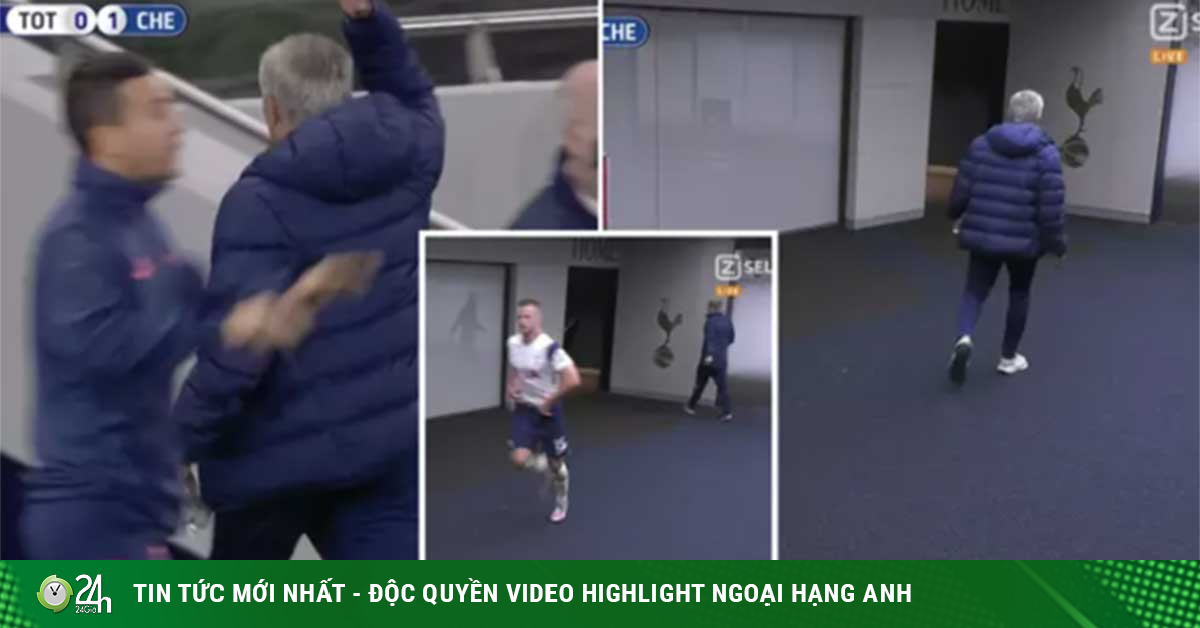 Mourinho đột ngột bỏ vào đường hầm giữa trận vì lý do bất ngờ
