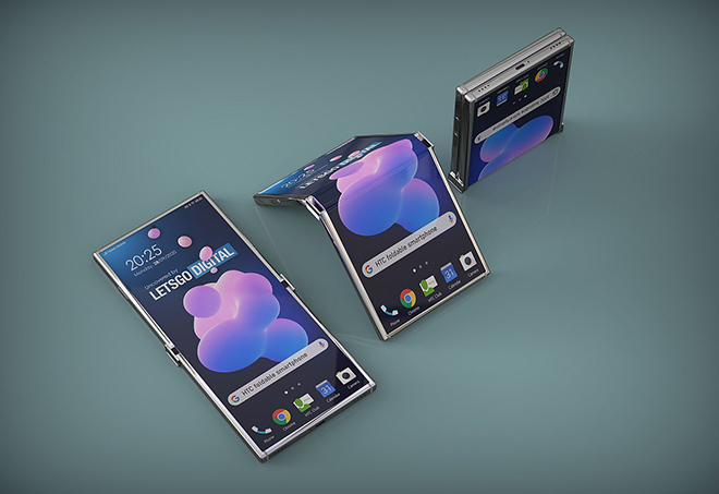 Phác họa hình dáng điện thoại gập lại tuyệt đẹp từ HTC - 3