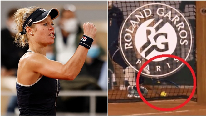 Rung chuyển Roland Garros: Người đẹp bị loại từ &#34;pha bóng ma&#34; - 2