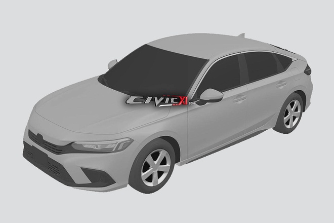Xem trước Honda Civic 2022 qua bản dựng đồ họa, thiết kế đầu xe &#34;mượn&#34; của Accord - 1