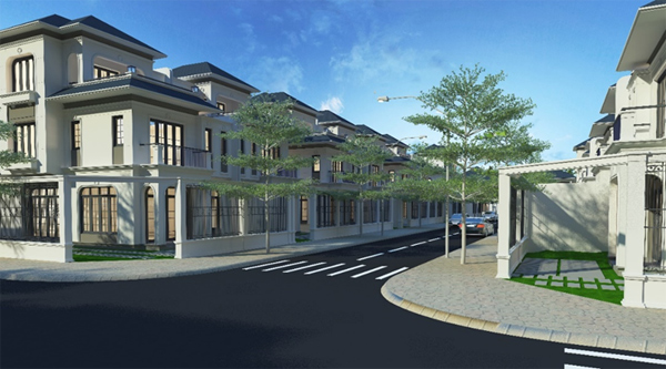 Phối cảnh An Son Residence với mức giá trung bình 8,5 triệu/m2 (1 tỷ/nền)