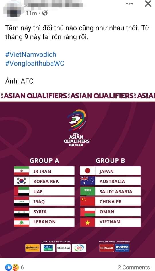 Vòng loại cuối World Cup 2022 châu Á: Dân mạng phấn khởi, mơ về tấm vé tới Qatar - 5