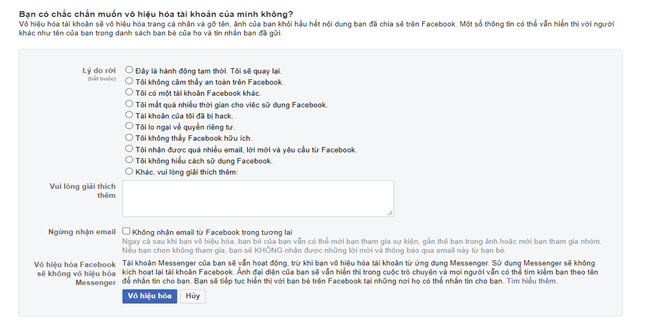 Cách xóa tài khoản Facebook và cách vô hiệu hóa tài khoản Facebook - 6