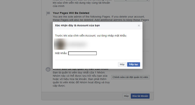 Cách xóa tài khoản Facebook và cách vô hiệu hóa tài khoản Facebook - 5