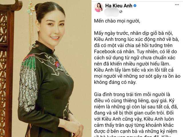 Đời sống Showbiz - Hà Kiều Anh xin lỗi về chuyện "công chúa đời thứ 7 triều Nguyễn"