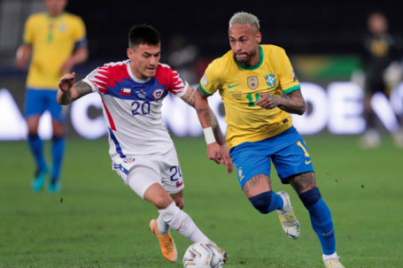 Video Brazil - Chile: Bước ngoặt đầu hiệp 2, nhọc nhằn giật "vé vàng" (Tứ kết Copa America)
