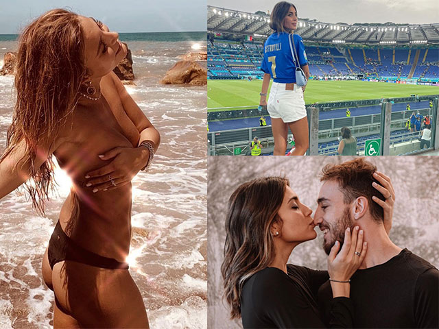 Bóng đá - Nóng cùng mỹ nhân EURO: Bạn gái hoa hậu của SAO Italia thích "hở bạo"