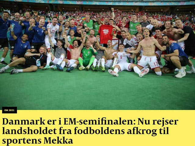 Bóng đá - Đan Mạch đoạt vé bán kết EURO, báo trong nước mơ lập lại kỳ tích năm 1992