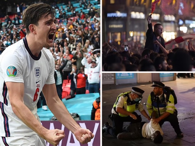 Bóng đá - Fan Anh làm loạn, hỗn chiến cảnh sát kinh hoàng ngày "Tam sư" vào bán kết EURO