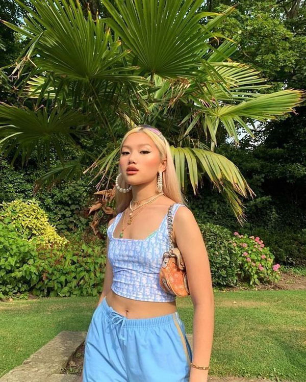 Hè này quý cô nhất định nên có một set đồ màu xanh mát mắt - 3