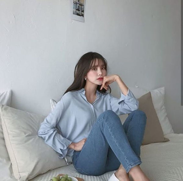 Hè này quý cô nhất định nên có một set đồ màu xanh mát mắt - 9