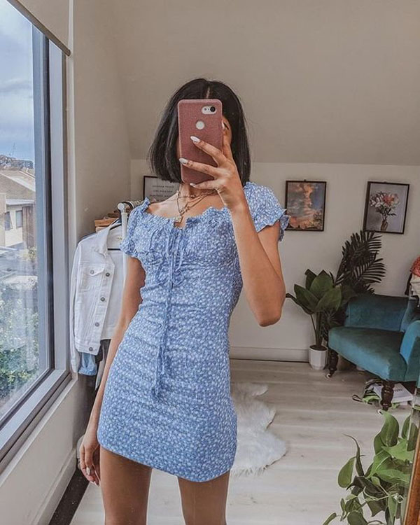 Hè này quý cô nhất định nên có một set đồ màu xanh mát mắt - 8