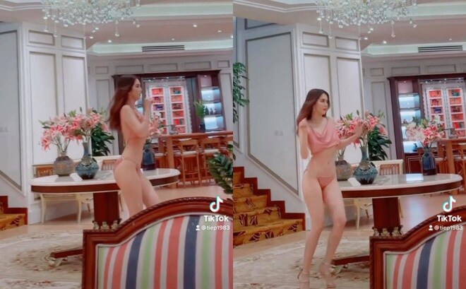 Clip "quay lén" gây hiểu lầm mỹ nhân Việt diện đồ tắm như nude - 5