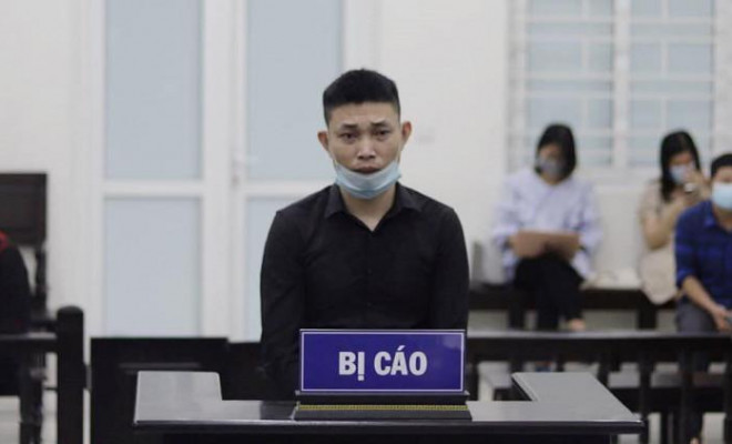 Bị cáo Trần Đức Hưng tại phiên tòa xét xử sơ thẩm