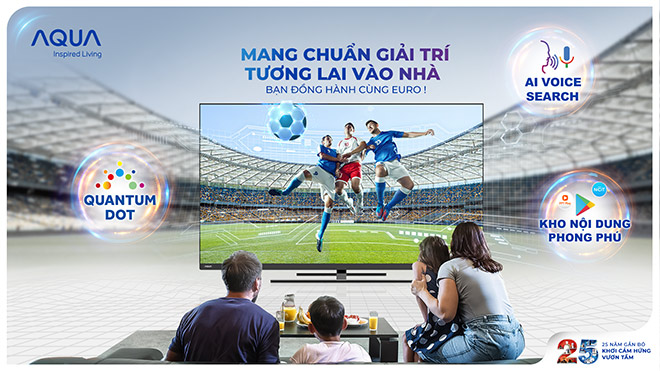 4 yếu tố đáng mua Aqua Smart AI TV cho một mùa Euro sôi động - 1