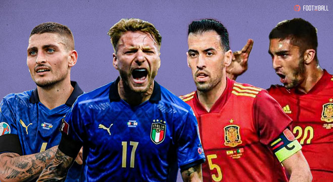 ĐT Italia và ĐT Tây Ban Nha phải "tử chiến" vì tấm vé vào chung kết EURO năm nay