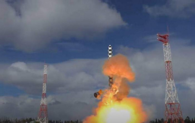 Thử nghiệm ICBM Sarmat.
