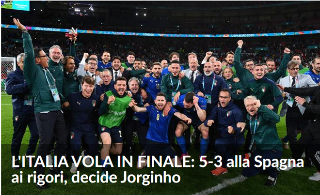 Báo chí Italia mở hội, báo Tây Ban Nha cay đắng với trận thua nghiệt ngã bán kết EURO - 3