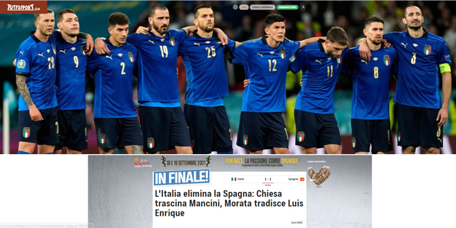 Báo chí Italia mở hội, báo Tây Ban Nha cay đắng với trận thua nghiệt ngã bán kết EURO - 4