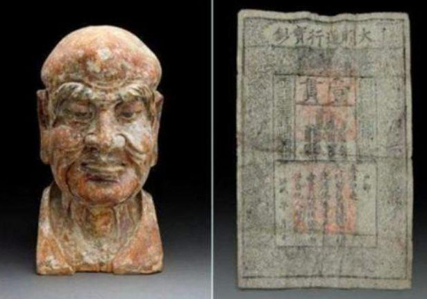 Bức điêu khắc triều Minh cùng tờ tiền bí ẩn bên trong