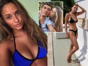 Bóng đá - Người đẹp EURO: SAO Đan Mạch được người mẫu bikini &quot;tiếp lửa&quot; hết mình
