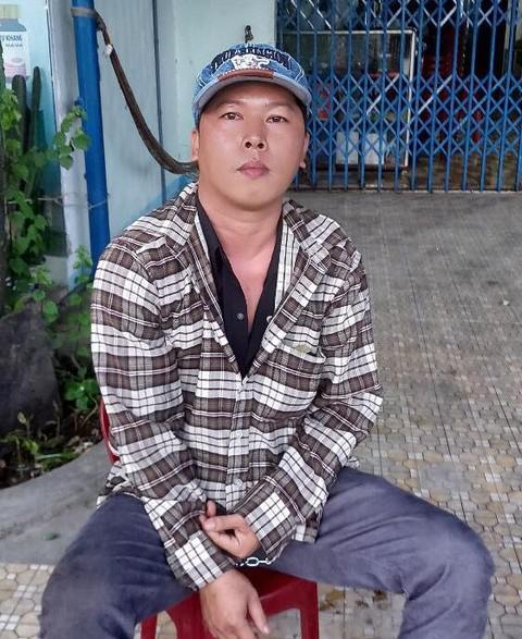 Trương Ngọc Tuấn (Tuấn “niểng”) thời điểm bị Phòng Cảnh sát Hình sự Công an tỉnh Phú Yên bắt trên đường lẩn trốn