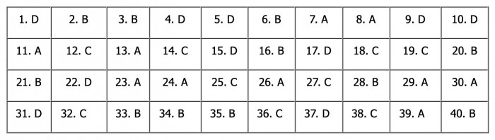 Đáp án chính thức môn Vật lý THPT 2021 từ bộ GDĐT - 8