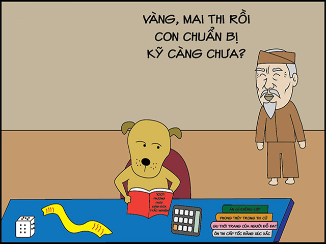 Cười 24H - Hài hước với các sĩ tử đi thi tốt nghiệp THPT theo "hệ tâm linh"