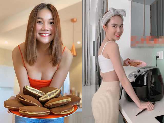 Đời sống Showbiz - Sao Việt khoe ảnh nóng bỏng khi vào bếp: Không ai đọ lại Minh Tú?