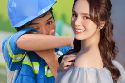 Hoa khôi xinh đẹp giúp đỡ công nhân môi trường bị nợ lương được dân...