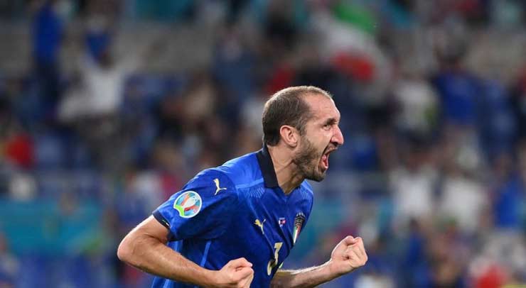 Chiellini chê ĐT Anh chơi không đẹp mắt và được đá trên sân nhà quá nhiều trận ở EURO năm nay