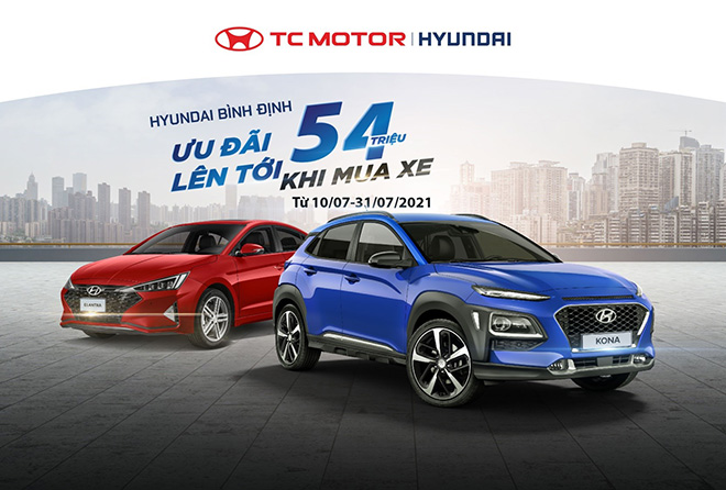 Hyundai Bình Định ưu đãi lớn dành cho mẫu xe Kona & Elantra - 1