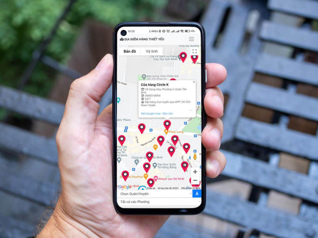 Công nghệ thông tin - Cách tìm kiếm gần 3.000 địa điểm bán hàng thiết yếu trong nháy mắt