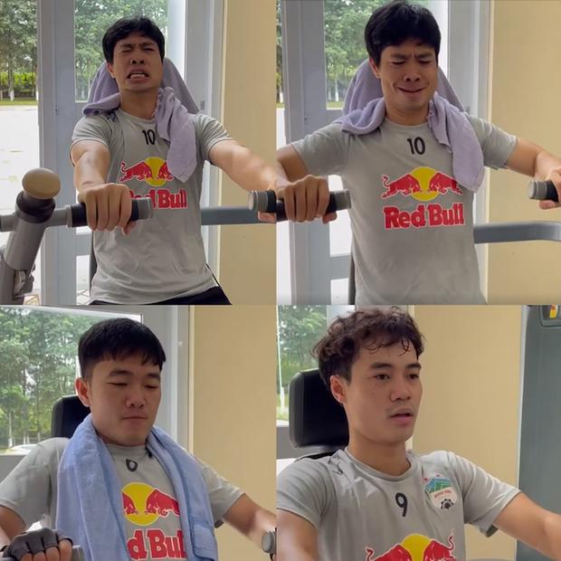 Cầu thủ tuyển Việt Nam trở lại luyện tập, biểu cảm của Công Phượng khiến netizen cười ngất - 1