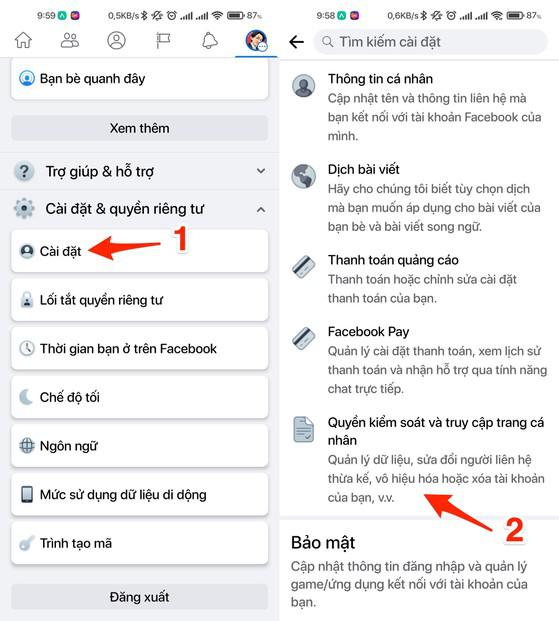 Cách vô hiệu hóa tài khoản Facebook và Messenger - 1