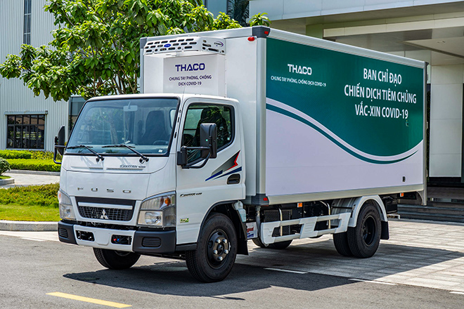 THACO tặng xe tiêm chủng Vaccine lưu động cho các địa phương chống dịch - 5