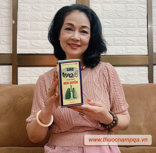 Nghệ sĩ Minh Phương an tâm khi sử dụng sản phẩm của PQA