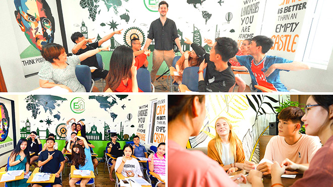 Lớp học mỗi ngày từ sáng đến tối