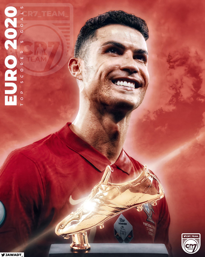 Ronaldo ẵm&nbsp;Chiếc giày vàng EURO&nbsp;2020