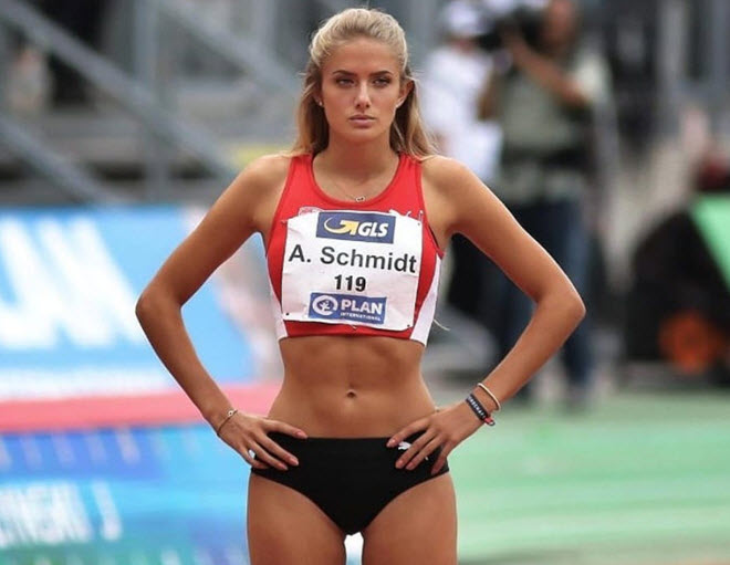 1. Alica Schmidt, ngôi sao điền kinh của đoàn thể thao Đức