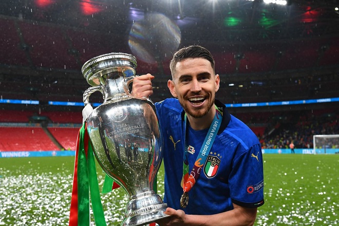Jorginho cùng Italia vô địch EURO 2020