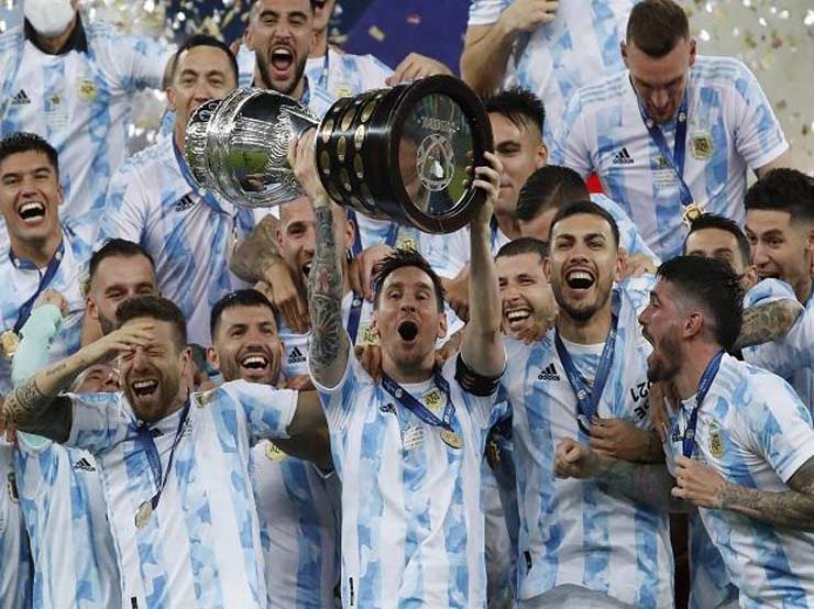 Đội trưởng Lionel Messi và ĐT Argentina vô địch Copa America 2021 trên đất Brazil